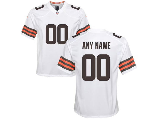 Kids Cleveland Browns name and number custom Football Jerseys