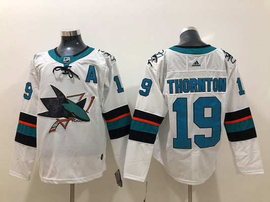 San Jose Sharks Joe Thornton #19 Hockey jerseys