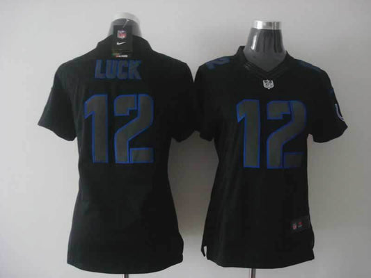 Women Indianapolis Colts Andrew Luck NO.12 Football Jerseys