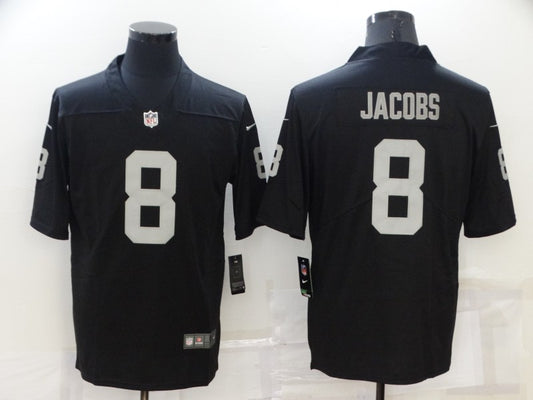 Adult ‎Oakland Raiders Josh Jacobs NO.8 Football Jerseys