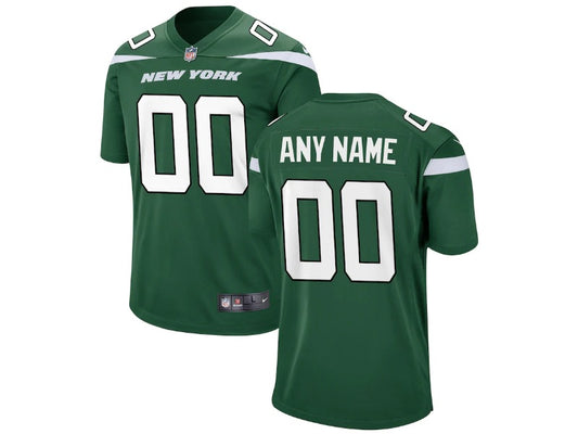 Adult New York Jets number and name custom Football Jerseys