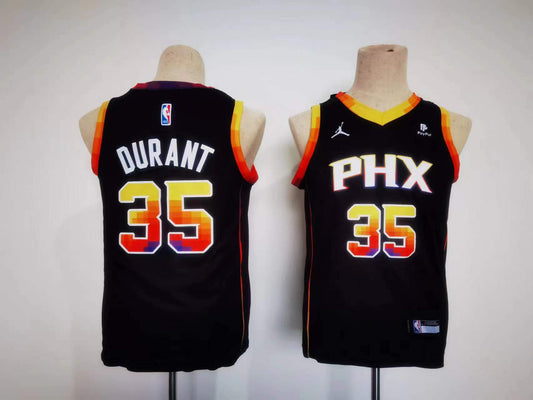 Kids Phoenix Suns Kevin Durant NO.35 Basketball Jersey