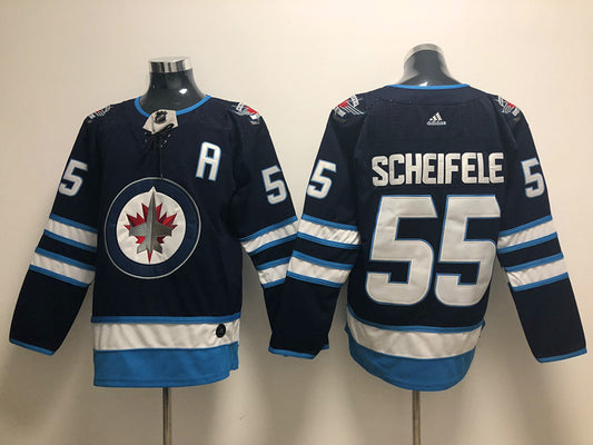 Winnipeg Jets Atlanta Thrashers Mark Scheifele #55 Hockey jerseys
