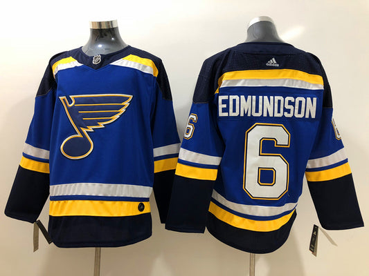 St. Louis Blues Joel Edmundson #6 Hockey jerseys