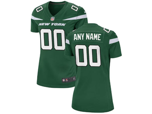 Women's New York Jets number and name custom Football Jerseys