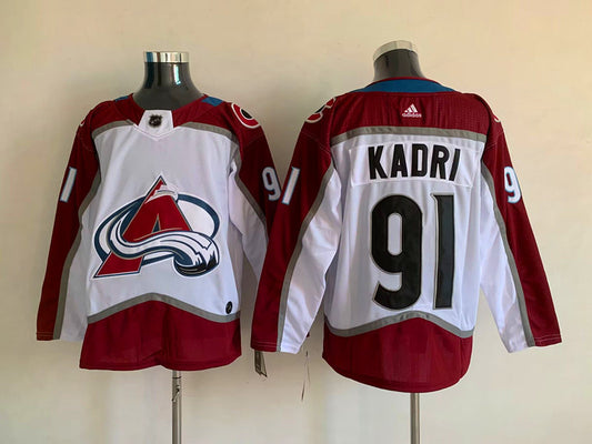 Colorado Avalanche Nazem Kadris #91 Hockey jerseys