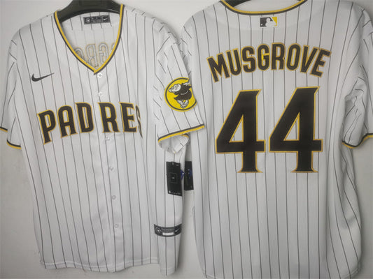 Men/Women/Youth San Diego Padres Joe Musgrove NO.44 baseball Jerseys