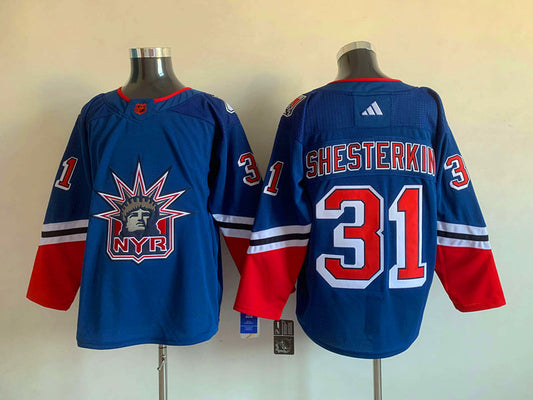 New York Rangers Igor Shesterkin #31 Hockey jerseys
