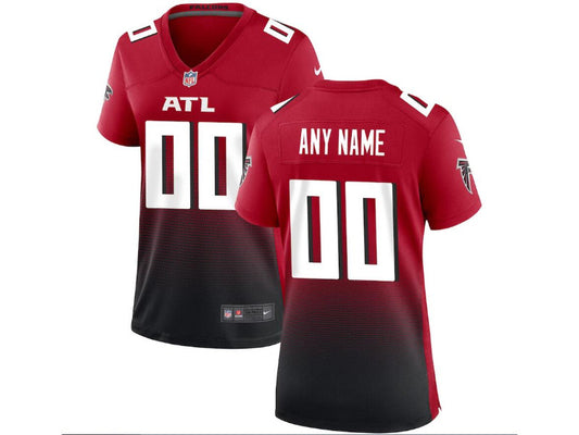 Women's Atlanta Falcons number and name custom Football Jerseys