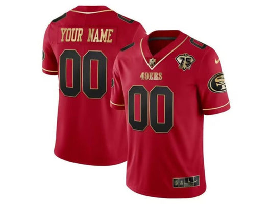 Adult San Francisco 49ers custom NO.00 Football Jerseys