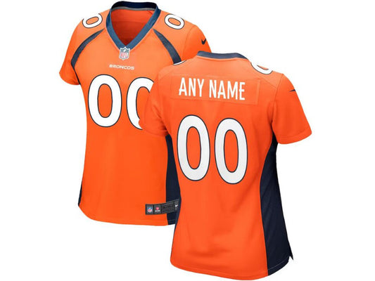Women's Denver Broncos number and name custom Football Jerseys