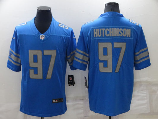 Adult Detroit Lions Aidan Hutchinson NO.97 Football Jerseys