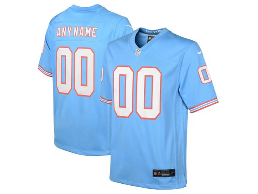 Kids Tennessee Titans name and number custom Football Jerseys
