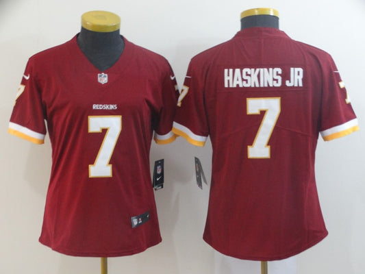 Women's Washington Redskins Dwayne Haskins JR NO.7 Football Jerseys