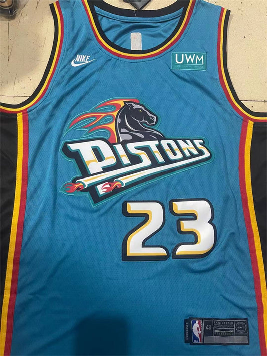 Detroit Pistons Jaden Ivey NO.23 Basketball Jersey