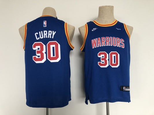 Kids Golden State Warriors Stephen Curry NO.30 Basketball Jersey