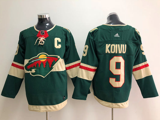 Minnesota Wild Mikko Koivu #9 Hockey jerseys