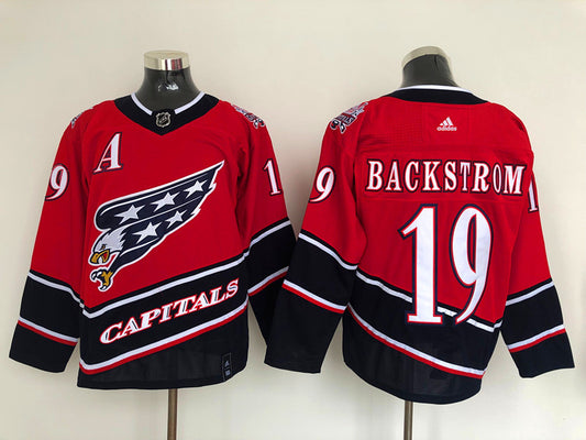 Washington Capitals Nicklas Backstrom  #19 Hockey jerseys