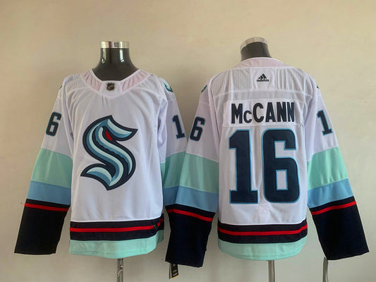 Seattle Kraken Jared McCann #16 Hockey jerseys