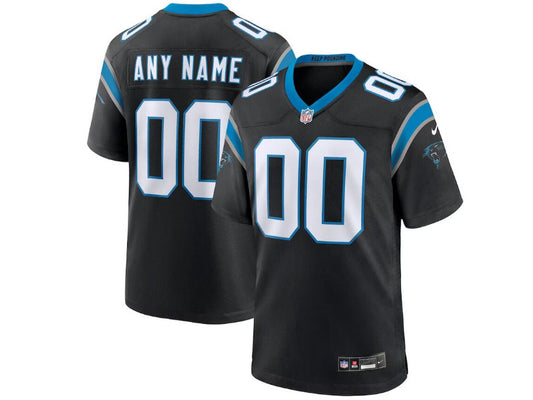 Adult Carolina Panthers number and name custom Football Jerseys
