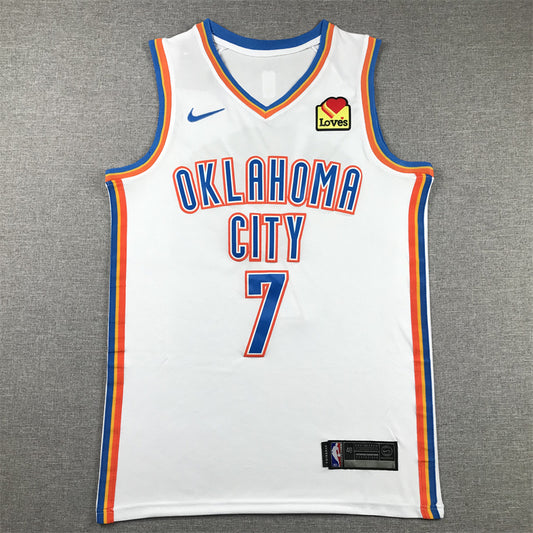 Oklahoma City Thunder Carmelo Anthony NO.7 Basketball Jersey