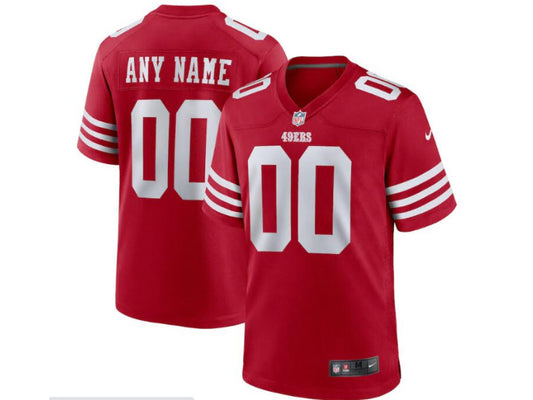 Adult San Francisco 49ers custom NO.00 Football Jerseys