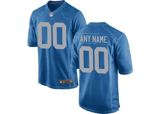 Adult Detroit Lions number and name custom Football Jerseys