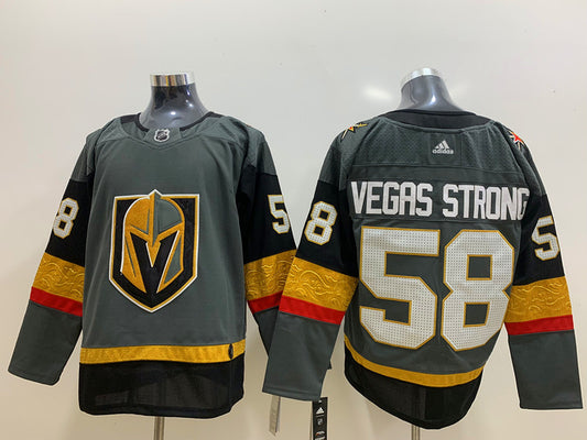 Vegas Golden Knights VEGAS STRONG #58 Hockey jerseys