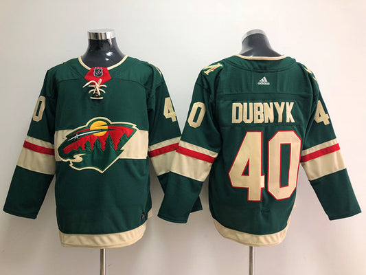 Minnesota Wild Devan Dubnyk #40 Hockey jerseys