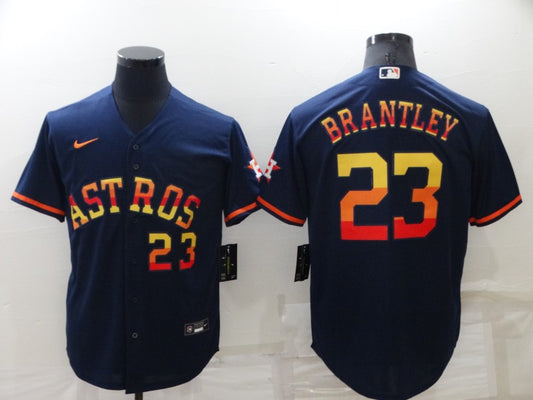 Men/Women/Youth Houston Astros  Michael Brantley #23 baseball Jerseys