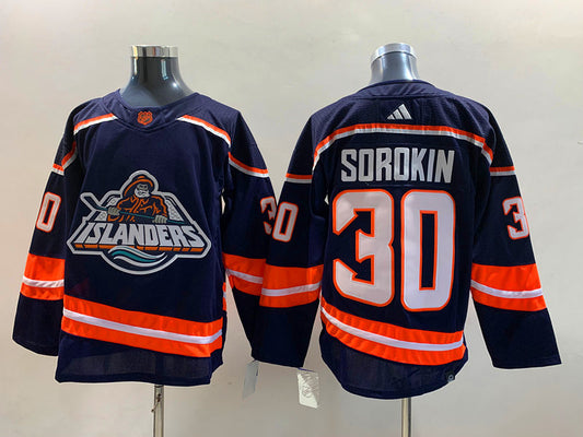 NEW York Islanders Ilya Sorokin #30 Hockey jerseys