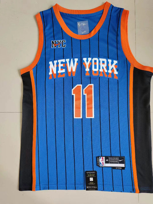 New Arrival New York Knicks Jalen Brunson NO.11 Basketball Jersey city version
