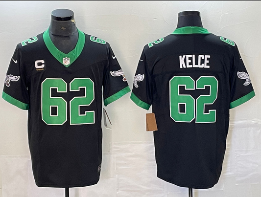 Adult 2023-2024 season Philadelphia Eagles Jason Kelce NO.62 Football Jerseys