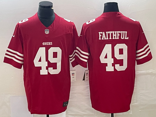 New arrival Adult San Francisco 49ers Faithful NO.49 Football Jerseys