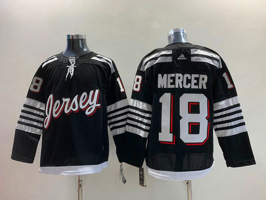 New Jersey Devils Dawson Mercer #18 Hockey jerseys