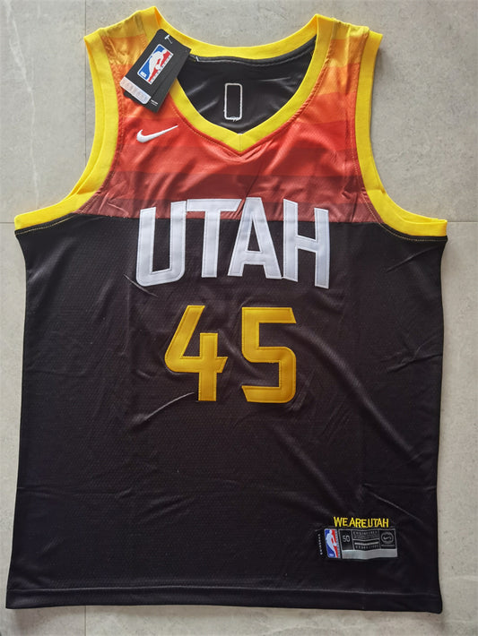 Utah Jazz Donovan Mitchell NO.45 Basketball Jersey