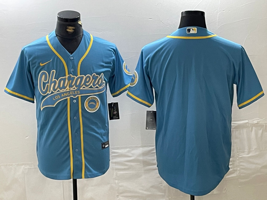 Men/Women/Youth Los Angeles Chargers baseball Jerseys blank or custom your name and number