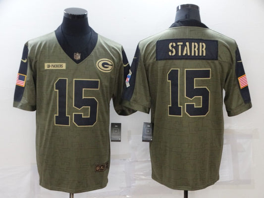 Adult Green Bay Packers Bart Starr NO.15 Football Jerseys