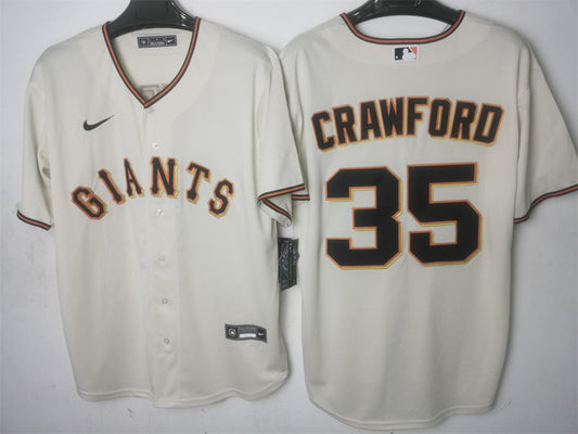 Adult ‎San Francisco Giants Brandon Crawford NO.35 baseball Jerseys