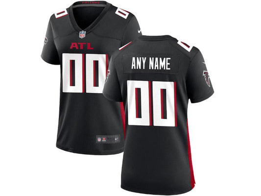Women's Atlanta Falcons number and name custom Football Jerseys