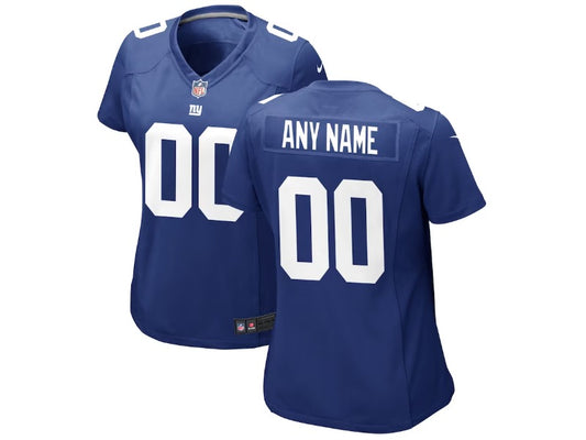 Women's New York Giants number and name custom Football Jerseys