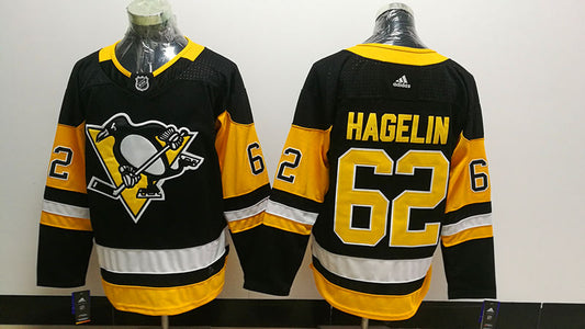 Pittsburgh Penguins Carl Hagelin #62 Hockey jerseys