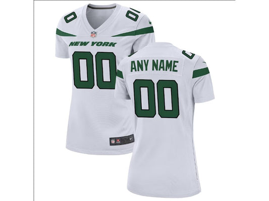 Women's New York Jets number and name custom Football Jerseys