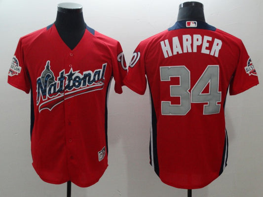 Men/Women/Youth Washington Nationals Bryce Harper #34 baseball Jerseys