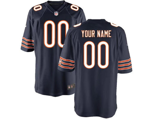 Kids Chicago Bears name and number custom Football Jerseys