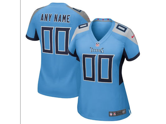 Women's Tennessee Titans number and name custom Football Jerseys
