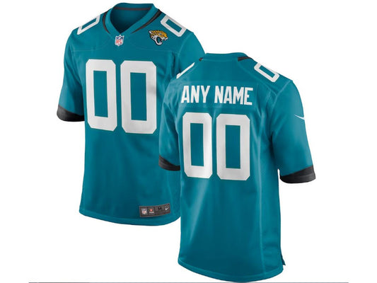 Kids Jacksonville Jaguars name and number custom Football Jerseys