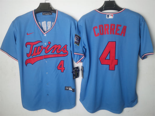 Men/Women/Youth ‎Minnesota Twins Carlos Correa NO.4 baseball Jerseys