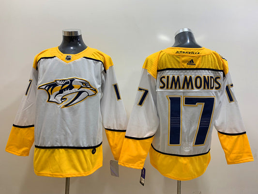 Nashville Predators Wayne Simmonds #17 Hockey jerseys