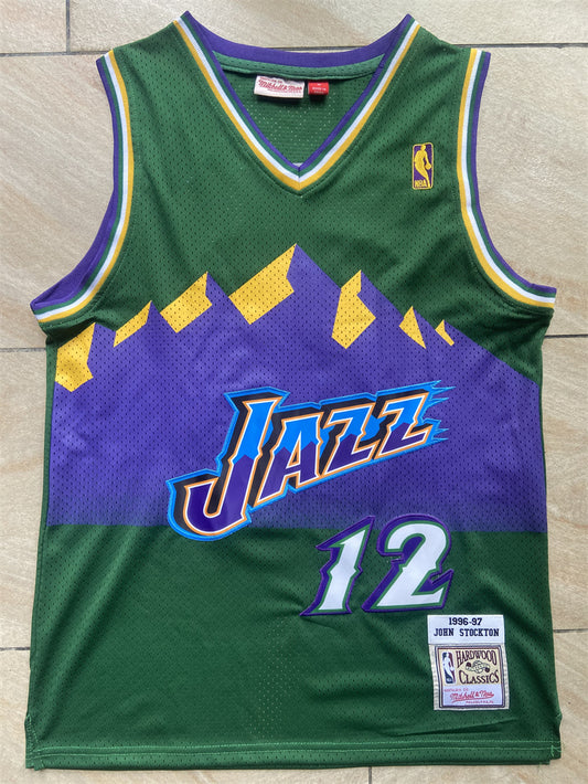 Utah Jazz John Stockton NO.12 Basketball Jersey